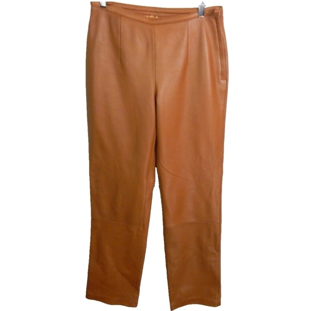 Pelle Studios Wilsons Leather Camel Brown Pants